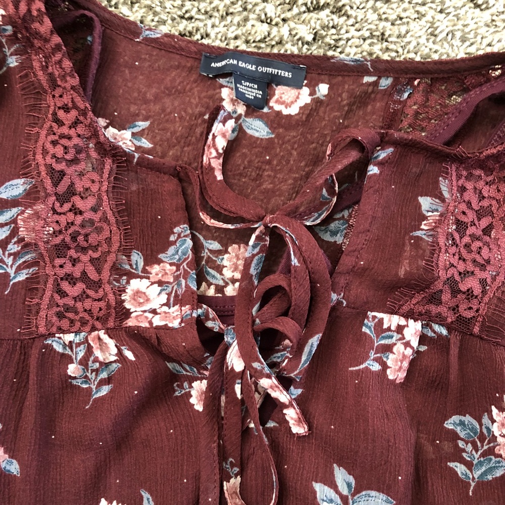 FLORAL AE TOP - Picture 3 of 4